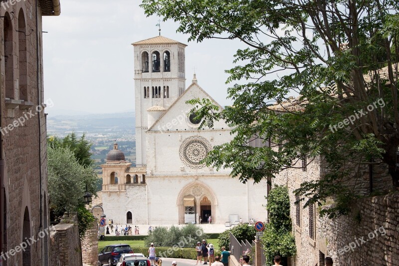 Assisi The Basilica Of St Francis Saint Francis Saint Francis Of Assisi