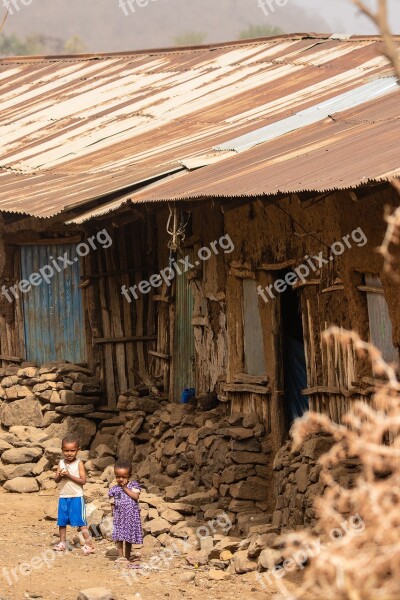 Ethiopia Africa House Residence Poverty