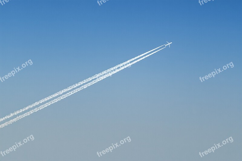 Aircraft Sky Tail Traffic Flying