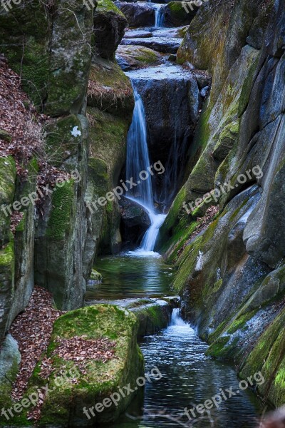 Streams Nature The Creek Landscape Valley