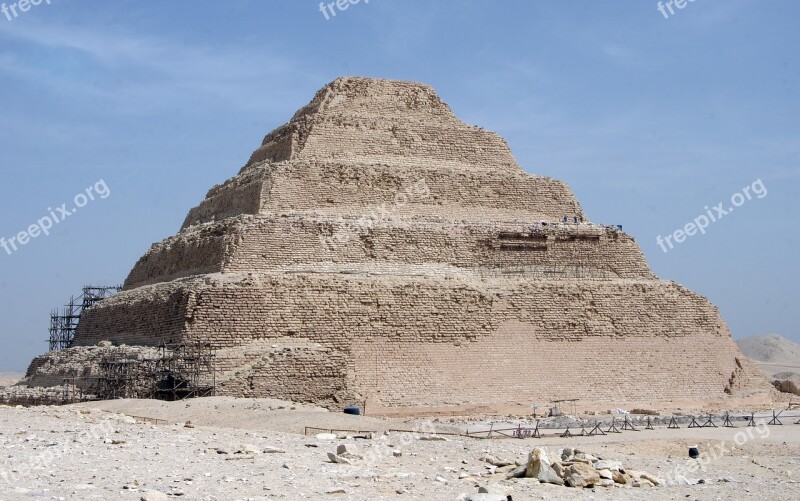 Egypt Saqqarah Pyramid Djoser Pharaoh