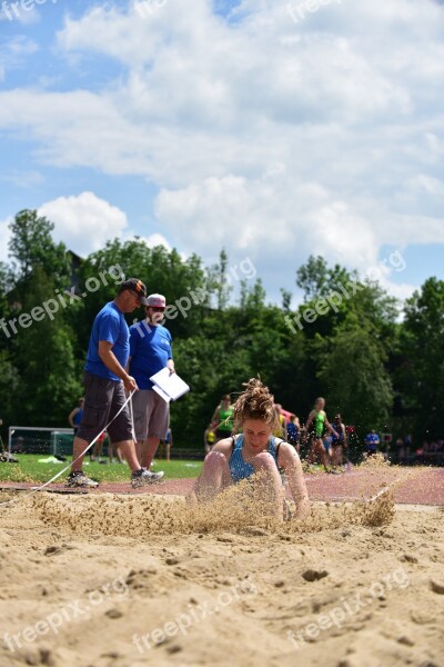 Sport Long Jump Competition Free Photos