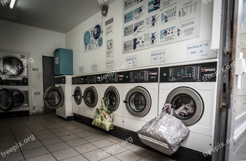 Laundry Laundromat Washer Washing Appliance