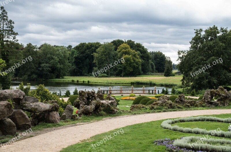 Schlossgarten Pointed Castle Germany Tourism Nature