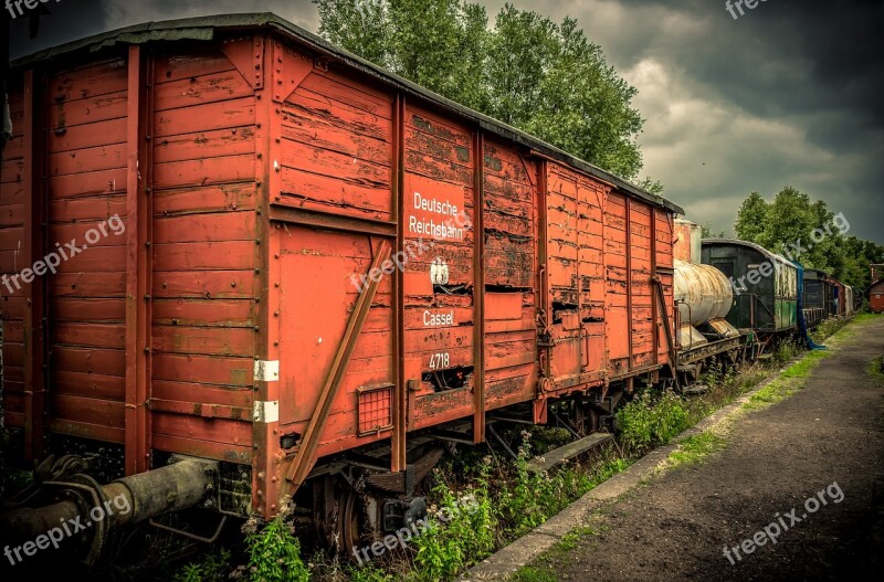 Reichsbahn Boxcar Dare Railway Rails