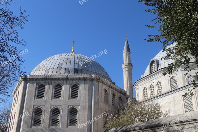 Hagia Sophia Shrine Cami Minaret Ottoman