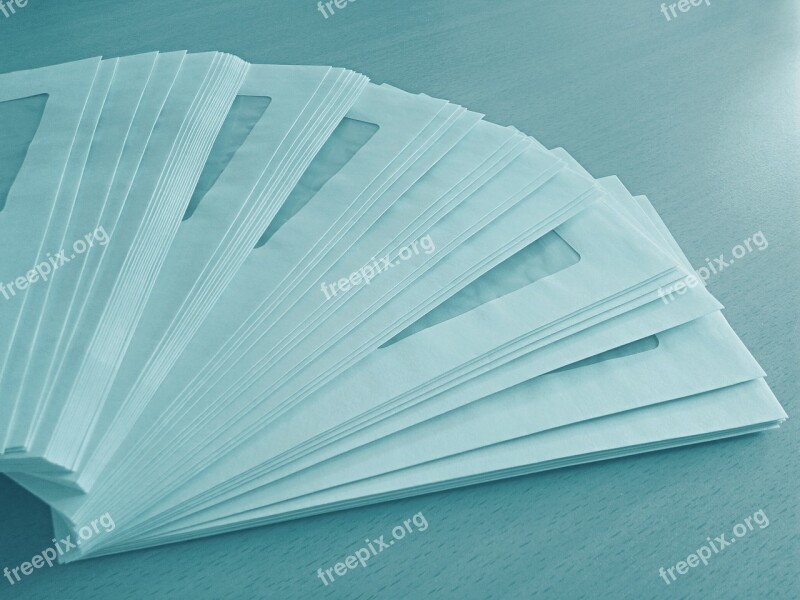 Envelope Foliage Correspondence Office Stationery