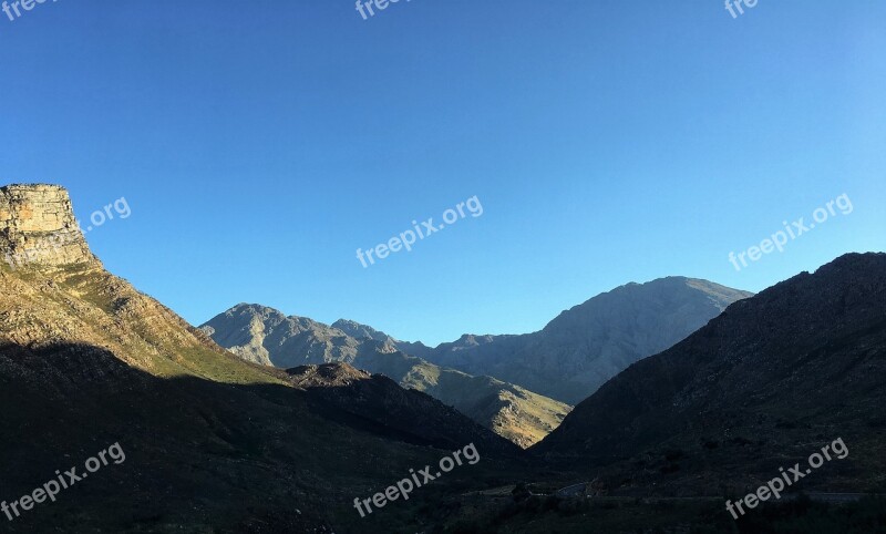 Landscape Mountains Sky Panorama Rock