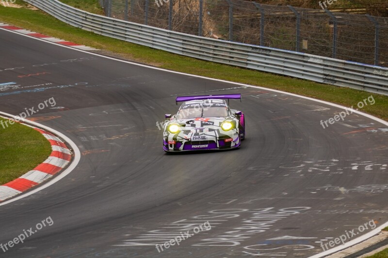 Porsche 911 Gt3 R Porsche Nürburgring Nordschleife Iron Force Racing