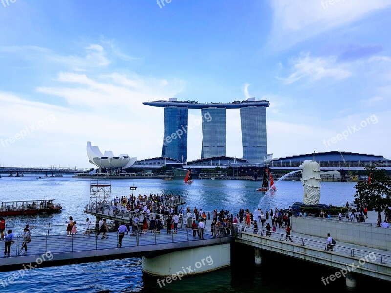 City Singapore Building Architecture River