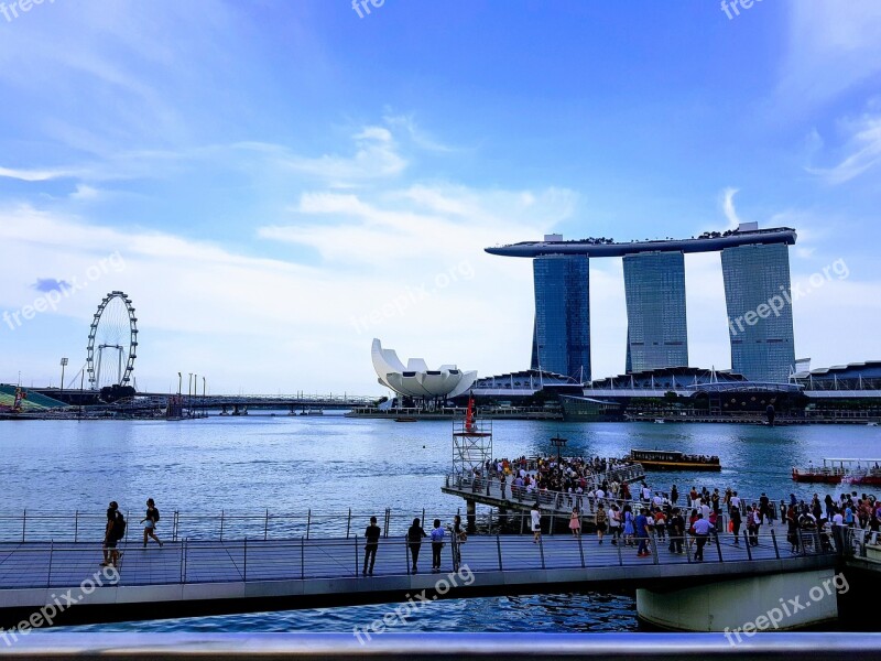 City Singapore Building Architecture River