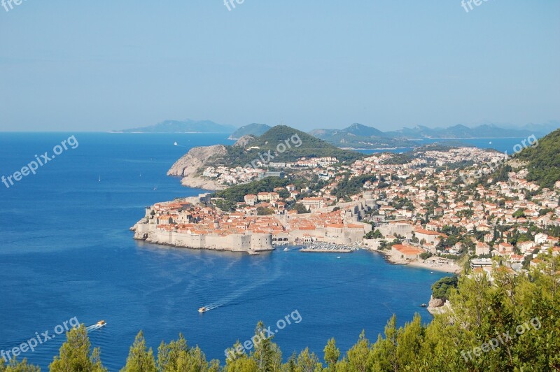 Dubrovnik Croatia Dalmatian Coast City Tourism