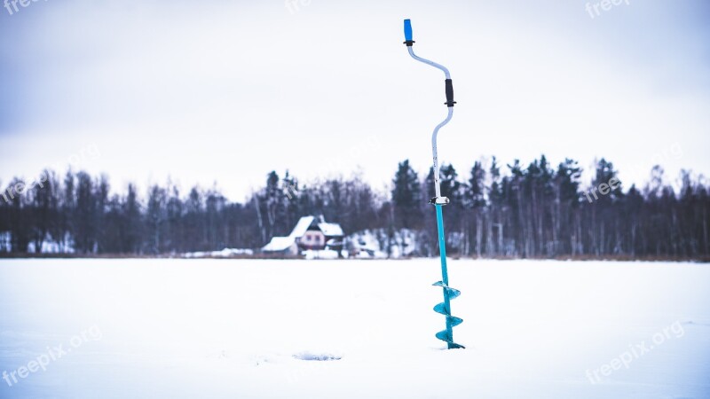 Winter Snow Sky Blue Cold