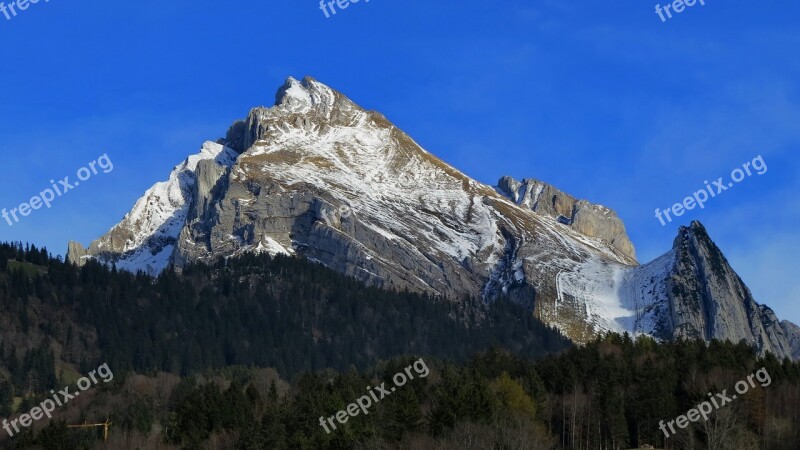 Nature Landscape Mountains Switzerland Toggenburg