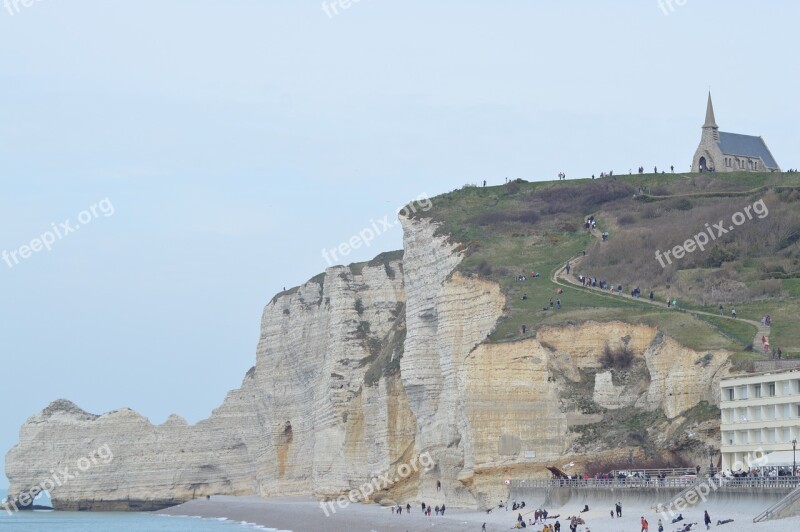 Cliff Erosion Nature Landscape Beach