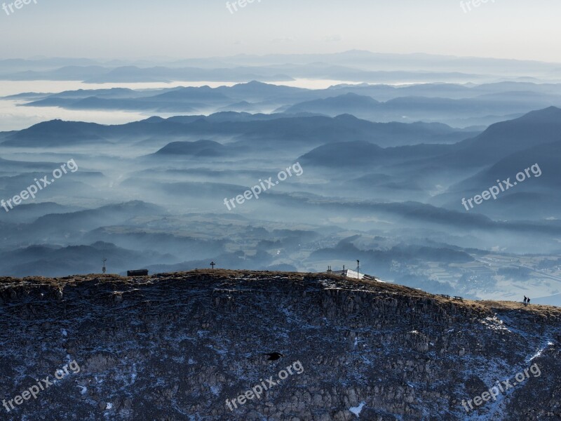 Mountains View Landscape Nature Figure