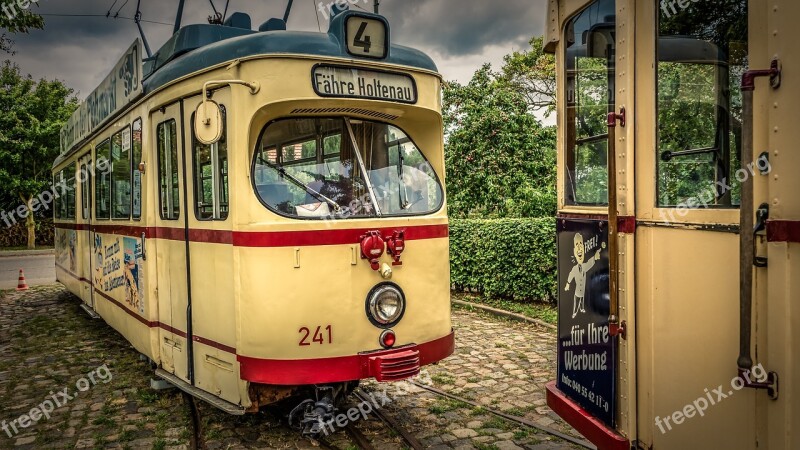 Tram Old Road Transport Traffic