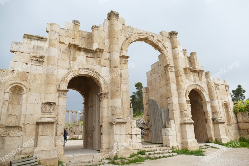 Jordan Jerash Gerasa Ruin Antiquity