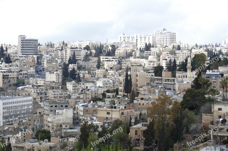 Jordan Amman Citadel Hill Antiquity Historic Center