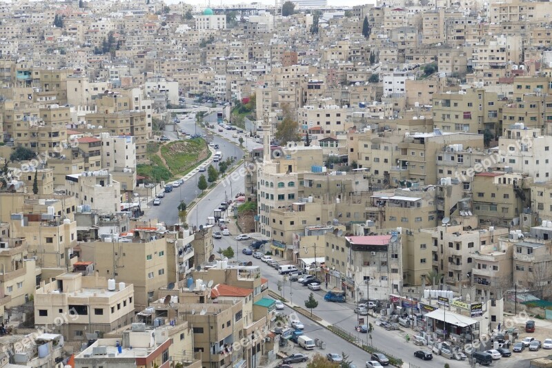 Jordan Amman Citadel Hill Antiquity Historic Center