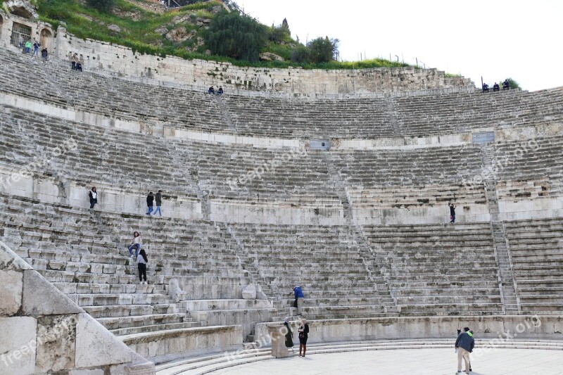 Jordan Amman Architecture Theater Roman