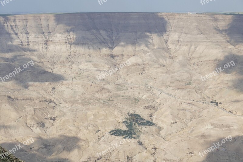 Jordan Desert Sand Stone Canyon Landscape