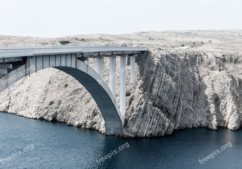 Bridge P Croatia Sea Holiday