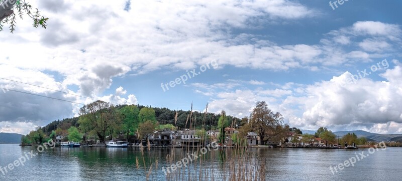 Ioannina Isle Lake Continent Greece