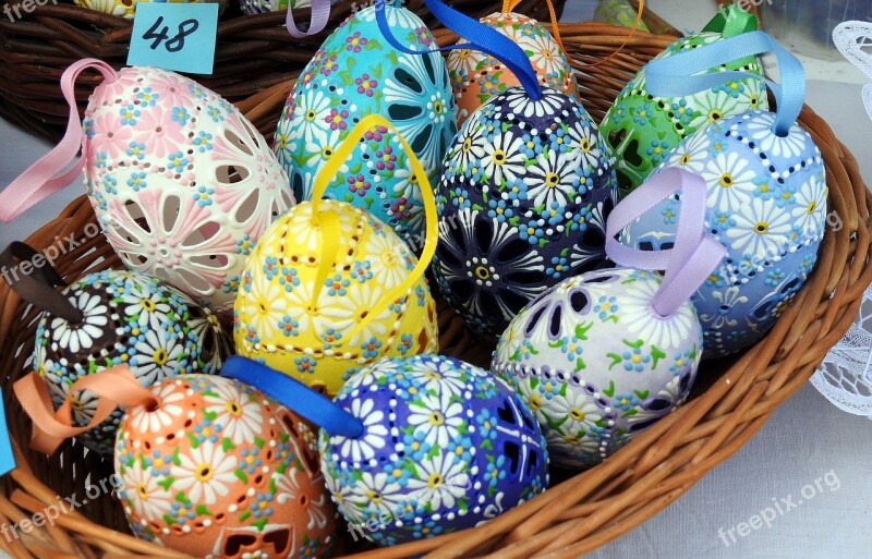 Easter Eggs Easter Holidays Easter Handicraft Ornament