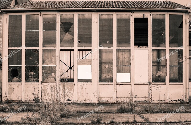 Hall Old Abandoned Architecture Ruin