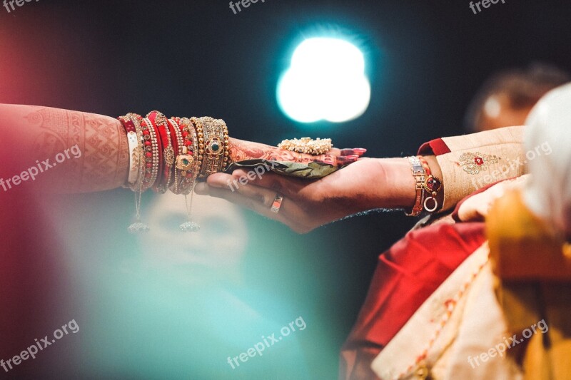 Indian Wedding Marriage Tradition Bride Free Photos