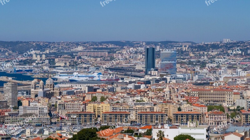 The Marseillaise Marseille Panorama Mediterranean Old Port