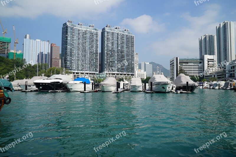 Aberdeen Harbour Harbor Traffic Hong Kong Tourism Free Photos