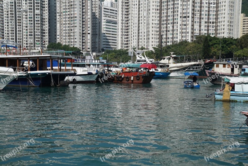 Aberdeen Harbour Fishing Community Harbor Traffic Hong Kong Tourism