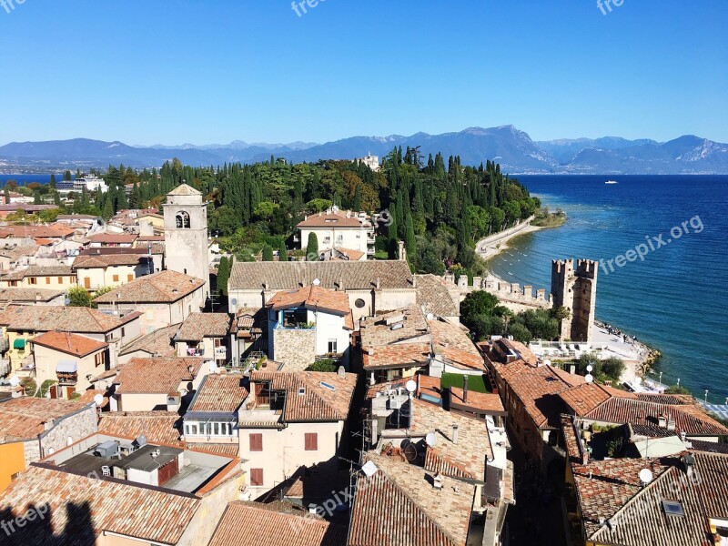 Sirmione Headland Garda Lake Italy Lake Garda