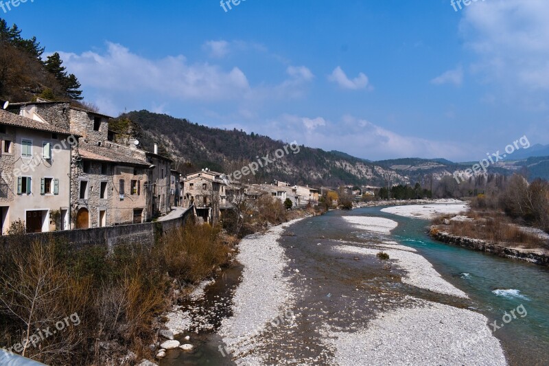 France Drôme Nature River Current