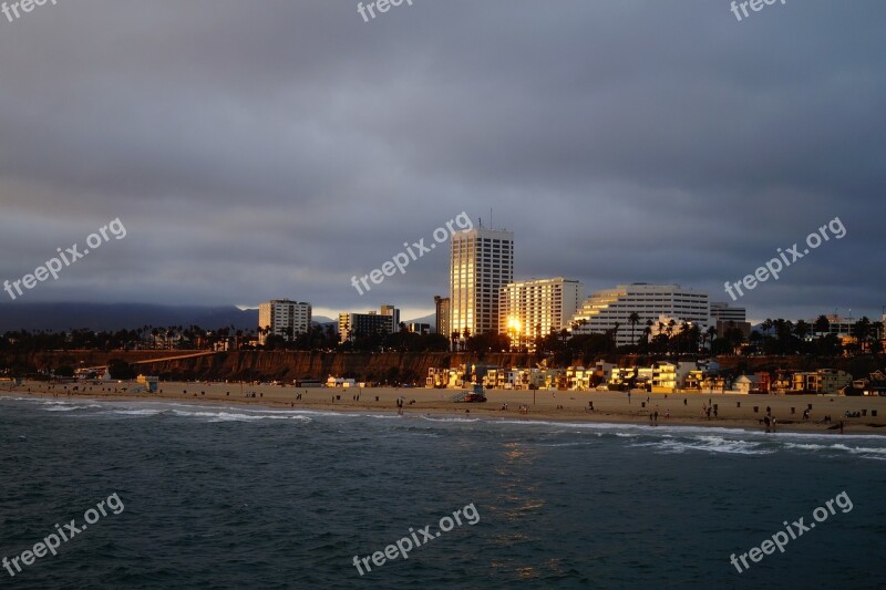 Los Angeles Usa Westcoast Beach Coast