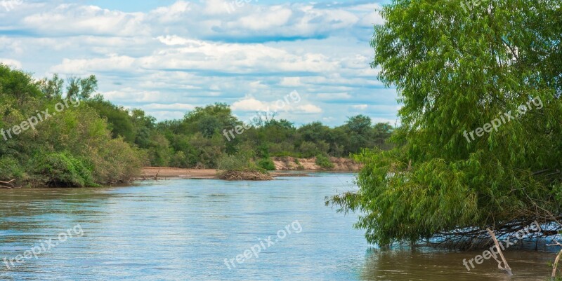 River Water Argentina Landscape Free Photos