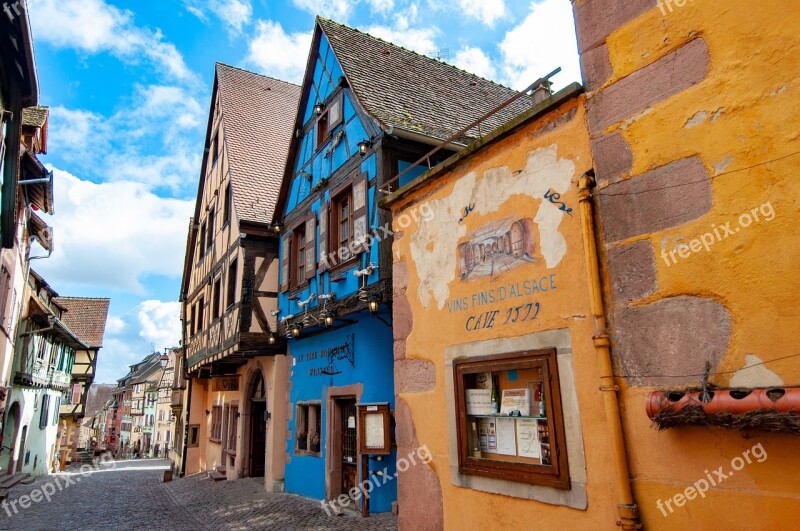 France Village City Alsace French