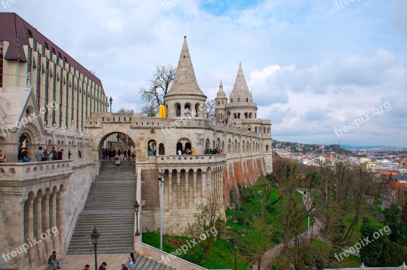 Buda Castle Hungarian Building Window Architecture