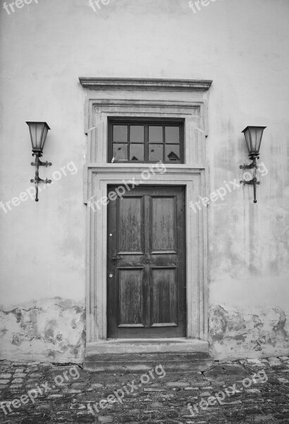 Door Zeitz Old Input House Entrance