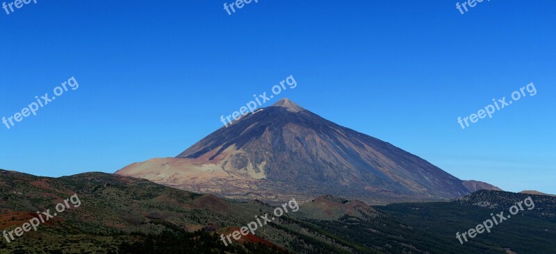 Teide Teneriffa Tenerife Spain Volcano