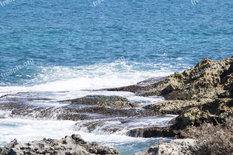 Sea Water Rocks Holiday Summer