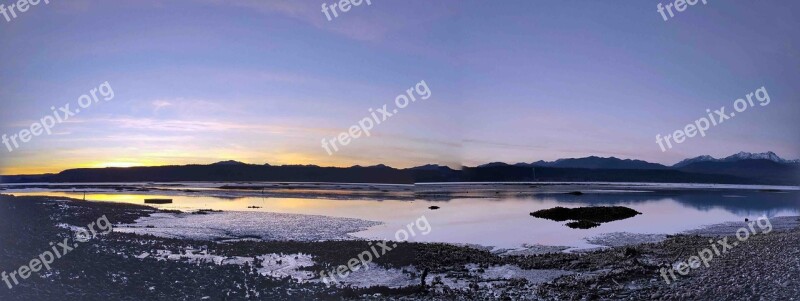 Bay Mountains Tidelands Nature Water