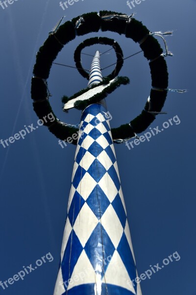 Maypole Diamonds Bavaria White Blue