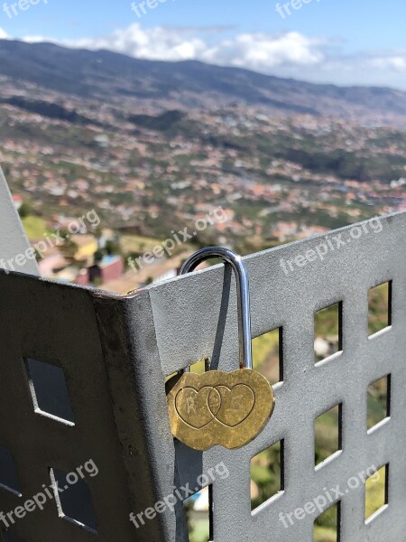 Lock Love Padlock Heart Metal