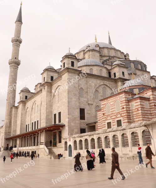 Fatih Cami Istanbul Architecture On