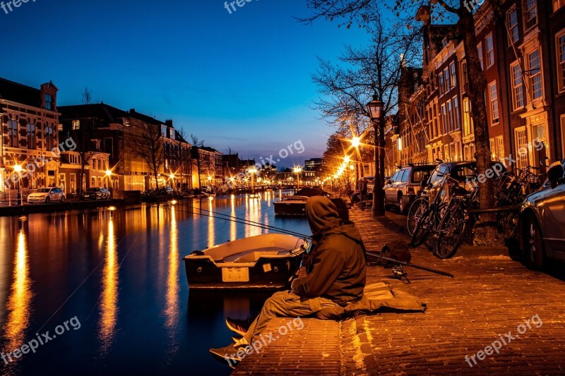 Water Channel Netherlands Boat Landscape