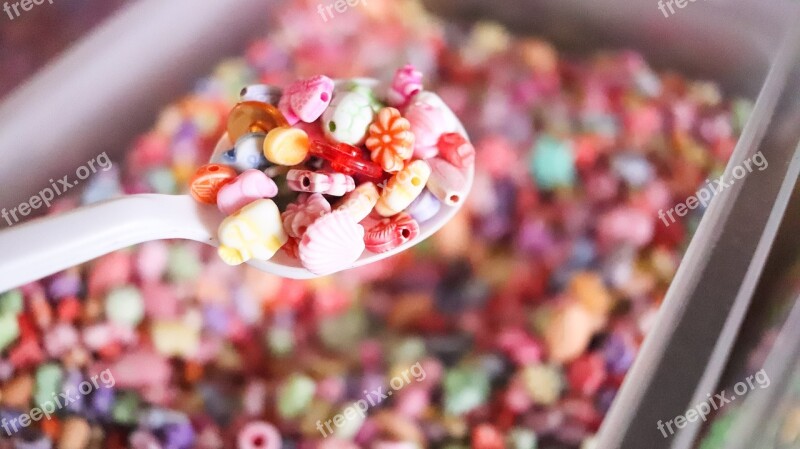 Beads Marble Jelly Beads Colorful Craft