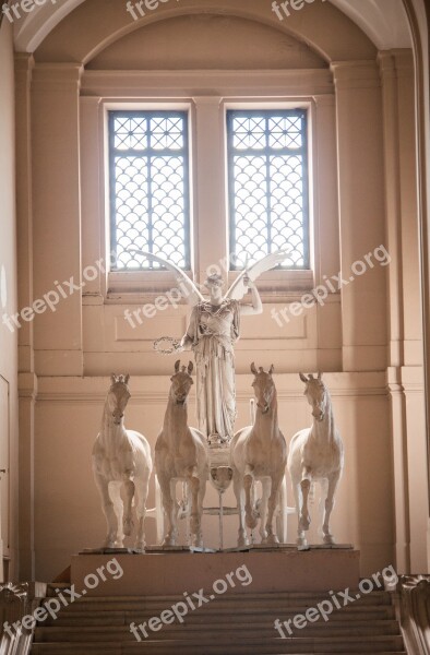 Rome Monument Stature Horses Places Of Interest